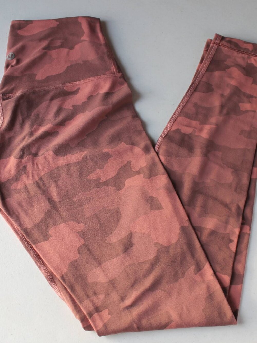 Lululemon Align High Rise Ankle Leggings 27” Camo Brier Rose Womens Size 4